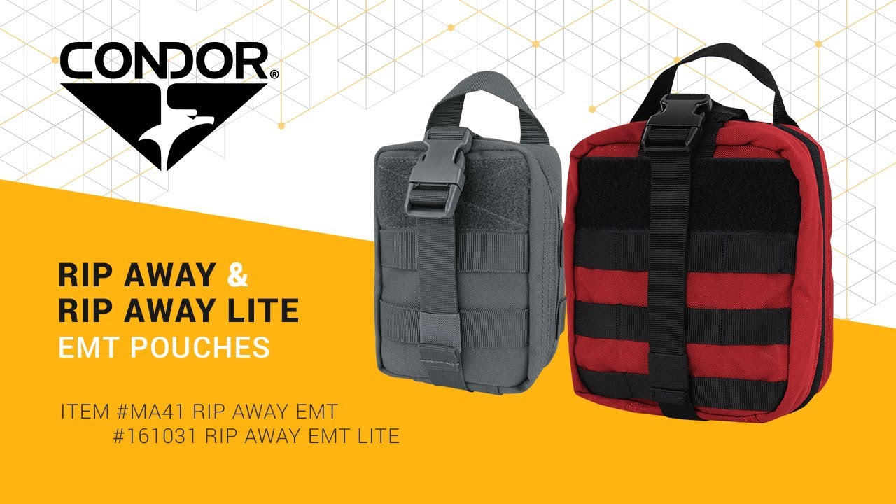 Пакеты для оказания неотложной помощи Rip-Away и Rip-Away Lite | Condor Outdoor