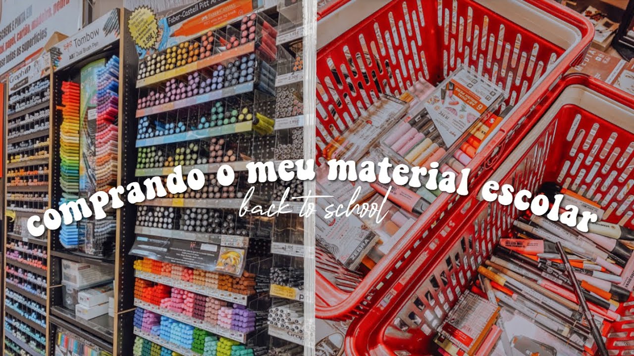 COMPRANDO O MEU MATERIAL ESCOLAR 2020/2021 || MISS MAGGY
