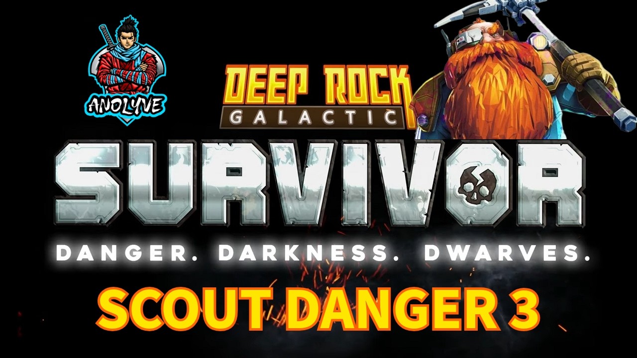 Deep Rock Galactic Survivor avec le Scout en Danger 3