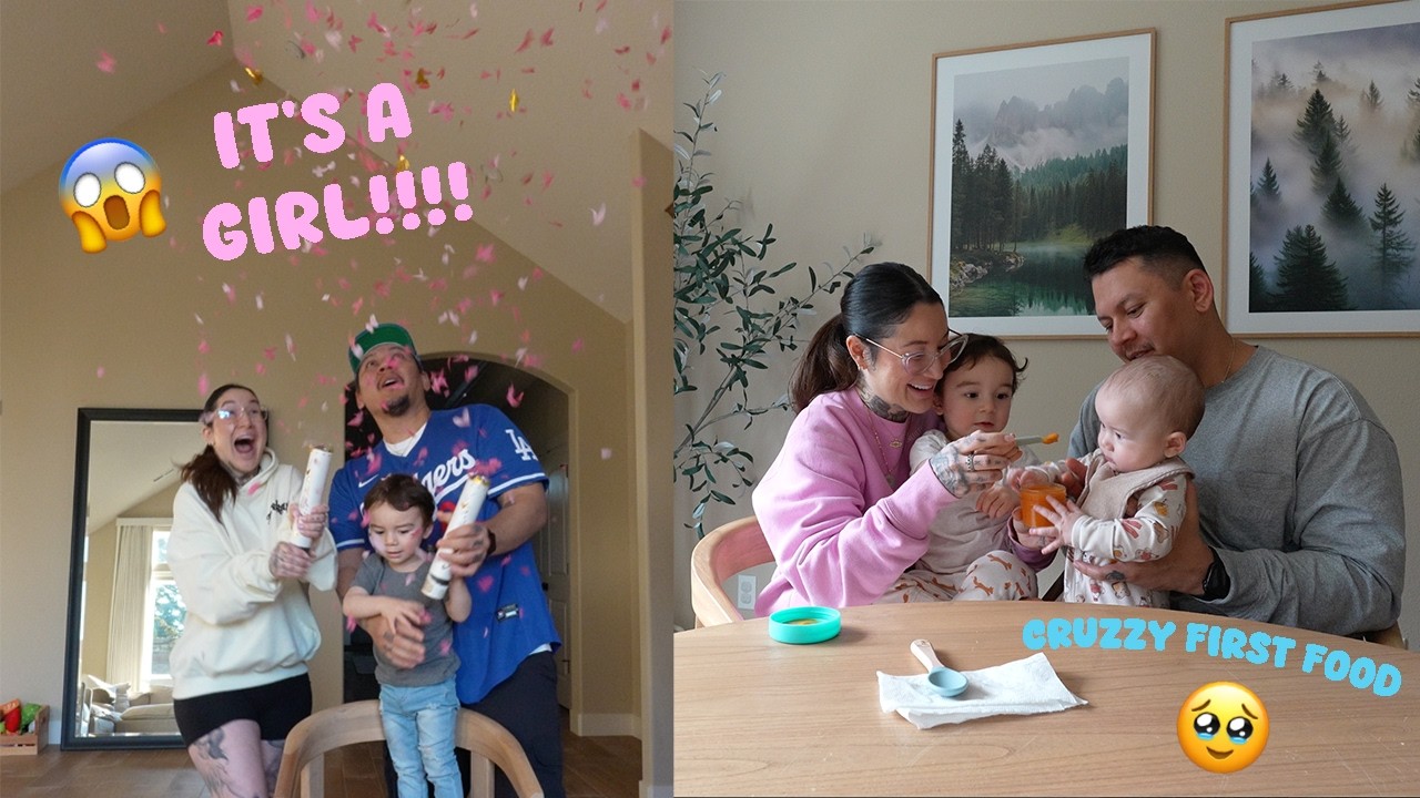 BESTIES GENDER REVEAL!!!!!🩵💕 + CRUZZY'S FIRST FOOD😭 + PACKING FOR ANOTHER TRIP✈️👀 | vlog