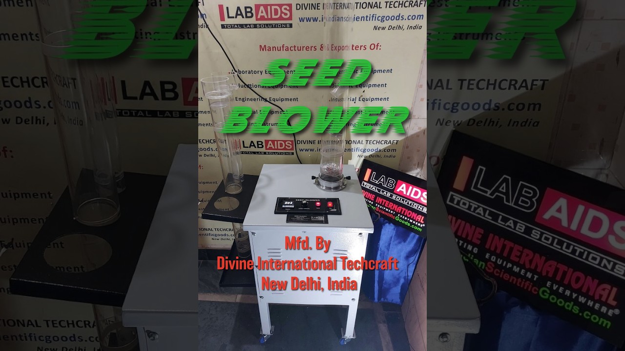 Seed Blower for Purity Testing, Cleaning & Quality Grading of Seeds #seed #testing