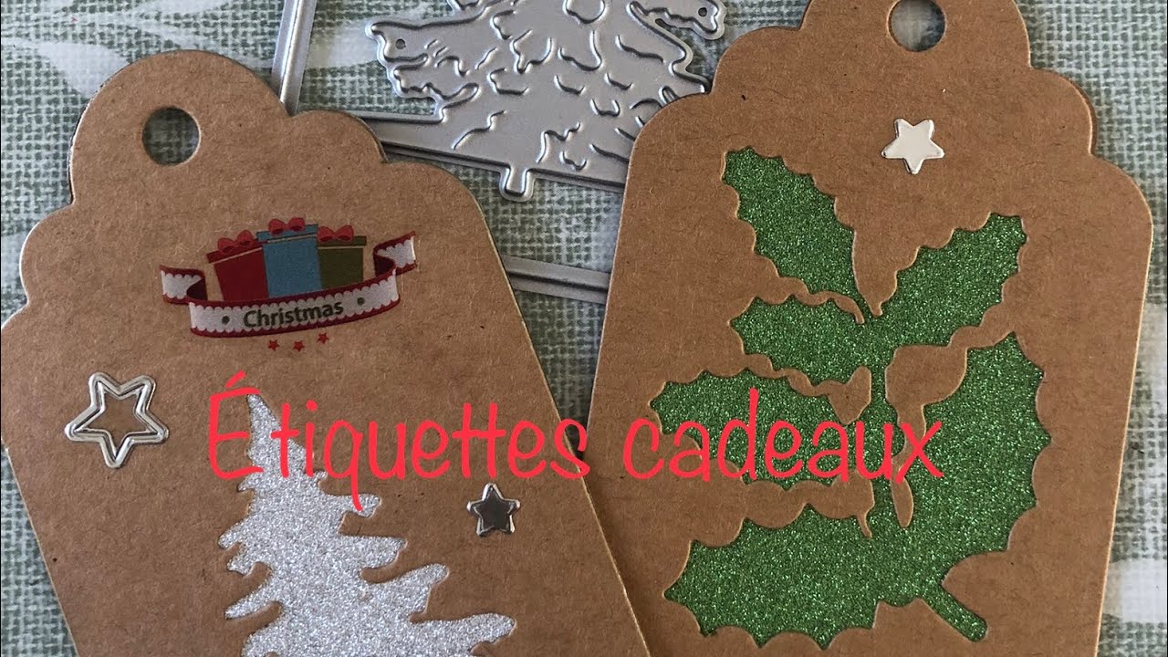 Autre façon de faire ses étiquettes cadeaux #noel #carterie #scrapbooking
