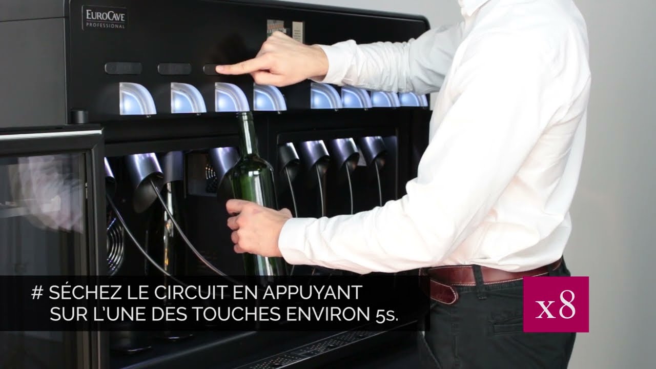Tutoriel | Utilisation distributeur vin | Comment faire le nettoyage mensuel approfondi ? | EuroCave