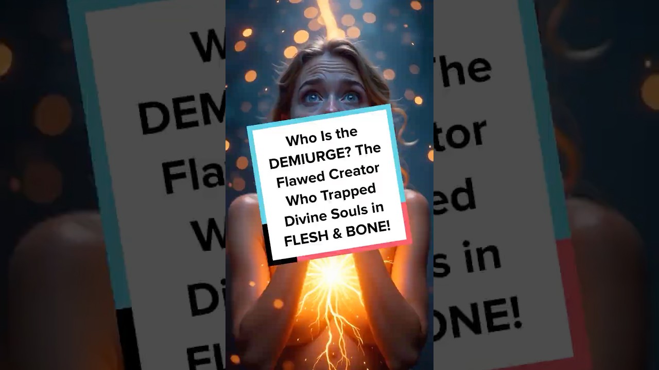 Who Is the DEMIURGE? The Flawed Creator Who Trapped Divine Souls in FLESH & BONE!