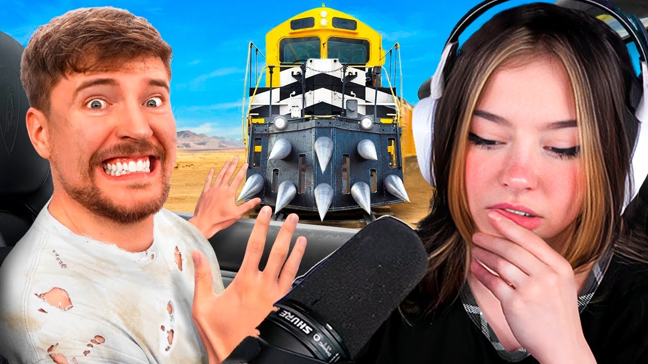 Mictia REACCIONA a MRBEAST Si Detienes El Tren, Ganas Un Lamborghini
