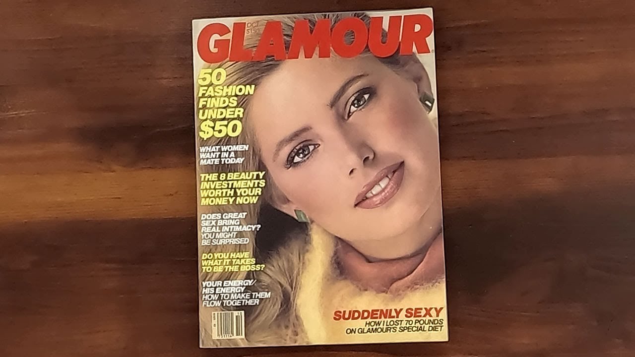 1980 October ASMR Magazine Flip Through: Glamour w Kelly Emberg