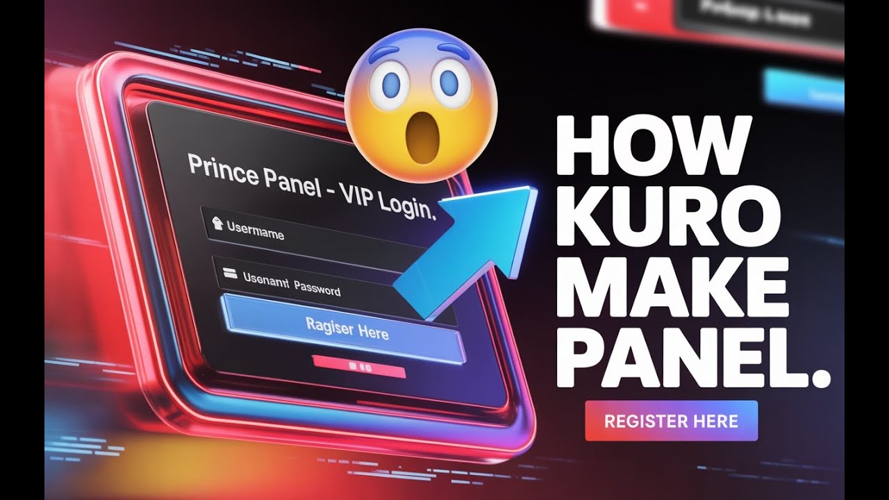 How To Create Kuro Panel | How Make Your Own Kuro Panel  #princekuropanel #kuro #viral #freefire