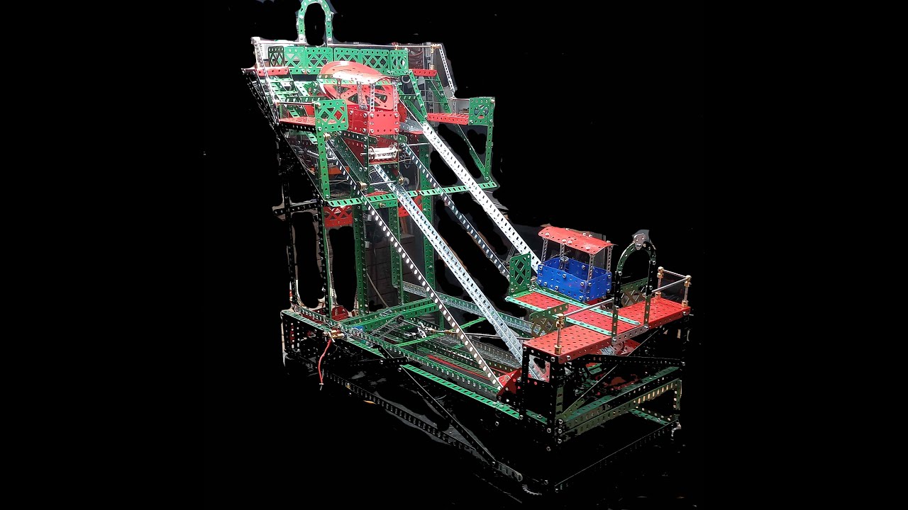 Motorised Funicular Railway in Meccano by Mick Berg