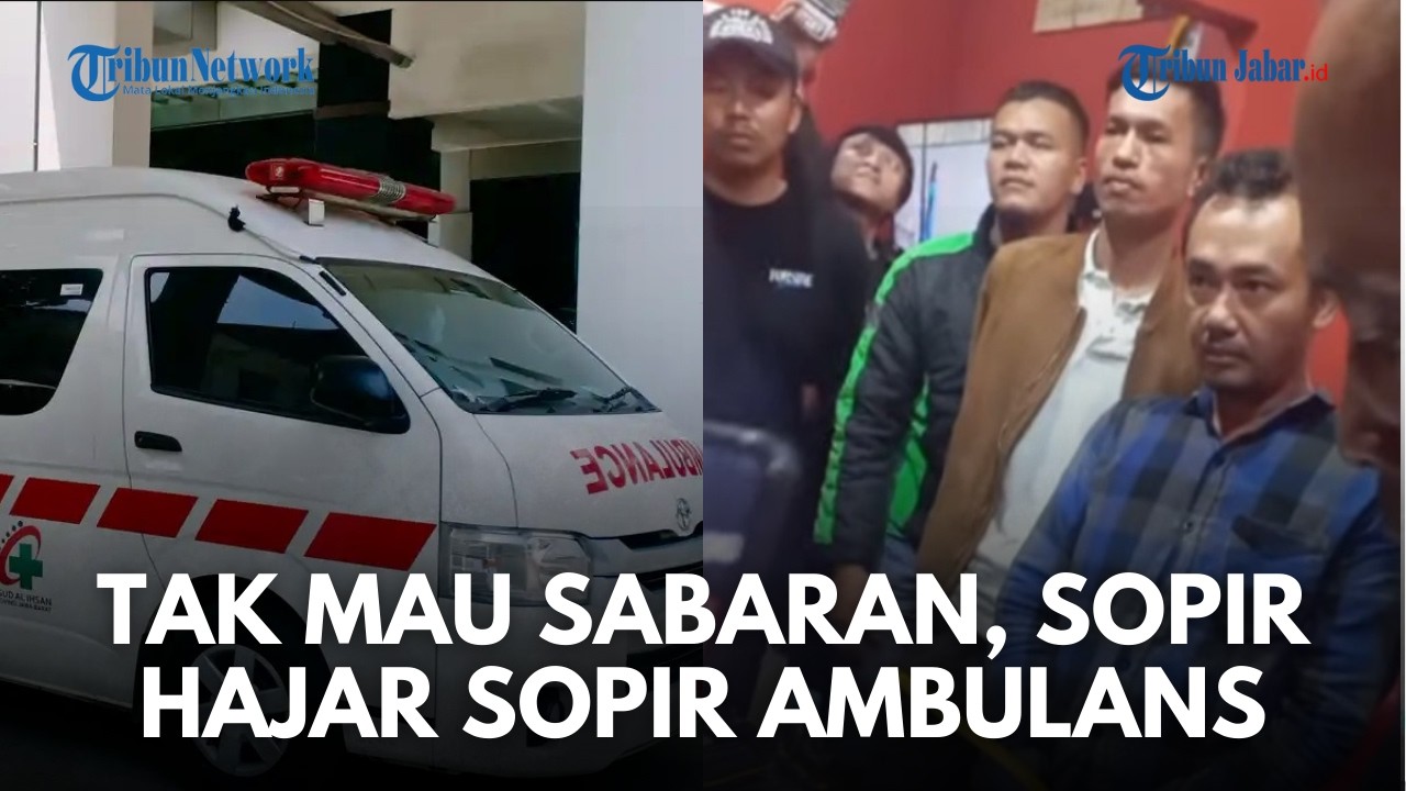 KRONOLOGI!Tak Mau Ngalah di Jalan Sempit, Pengemudi di KBB Aniaya Sopir Ambulans yang Bawa Pasien