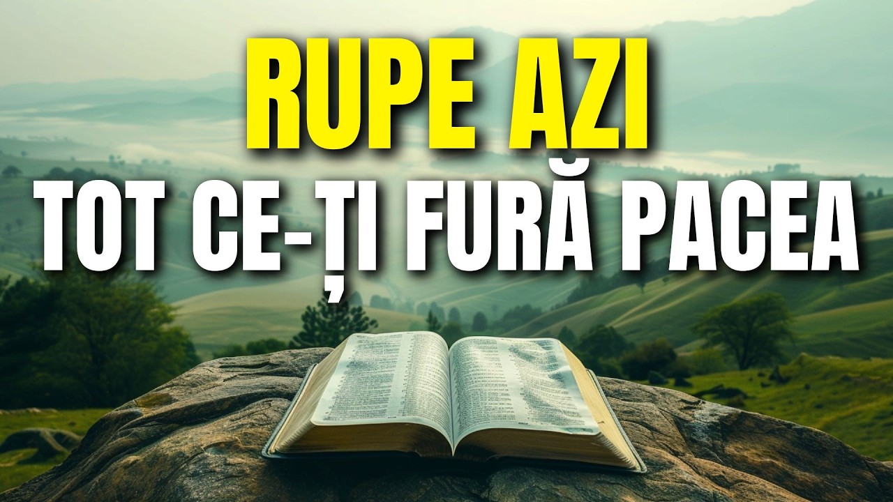 Începe ziua rupând prin rugăciune ceea ce ți-a împiedicat pacea