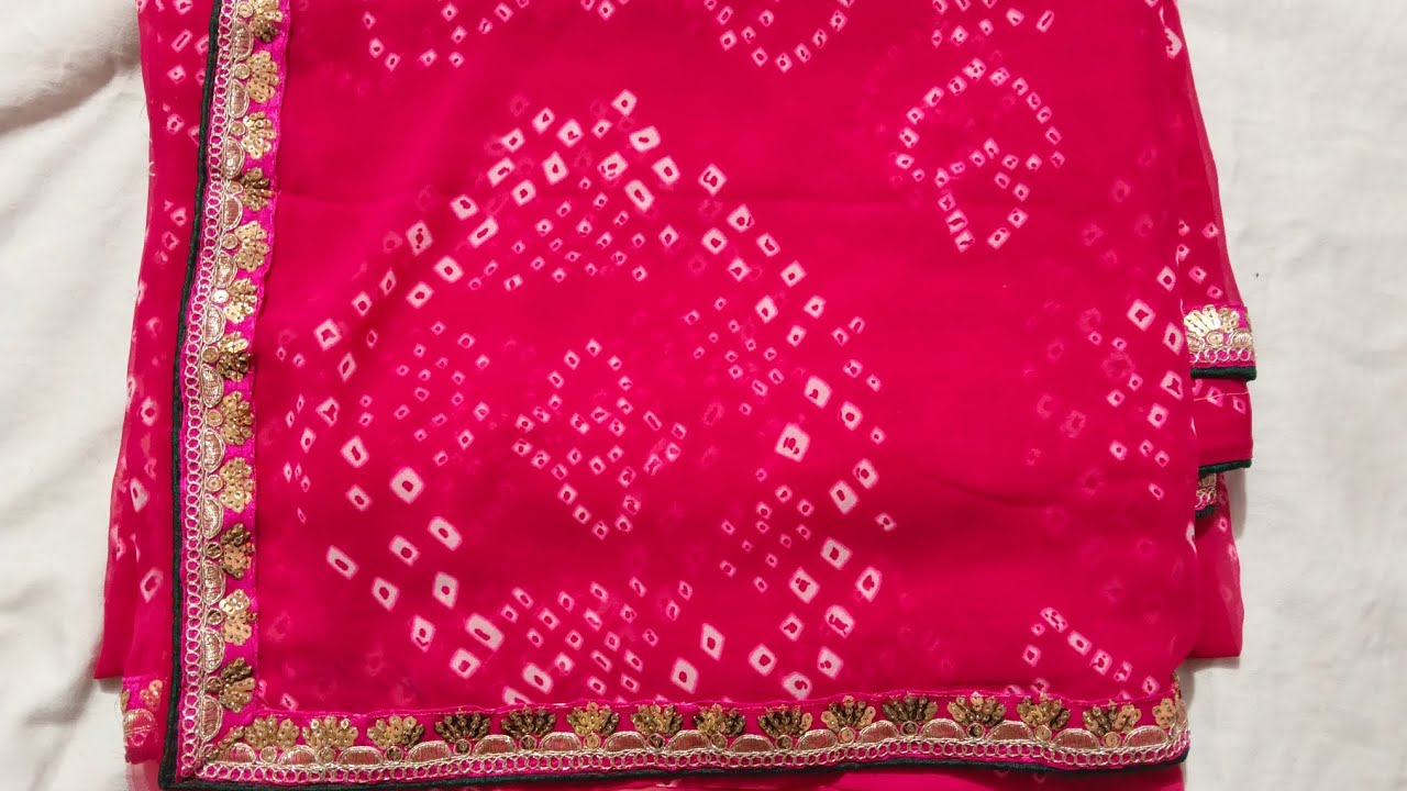 #jaipuribandhanisaree #jaipurichunri #saree #sareedesign #trendingsareedesign #bandhejsaree 