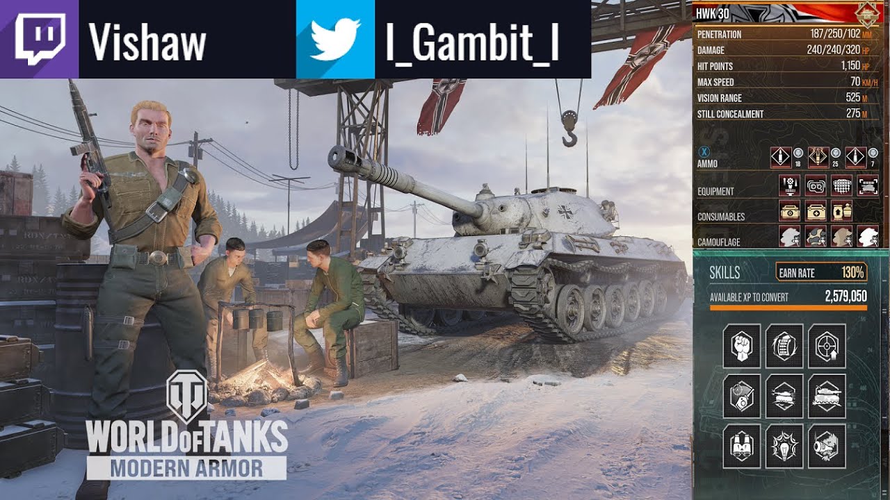 HWK 30 - Stage 100 Season Reward: 5.4K Damage: WoT Console - World of Tanks Console