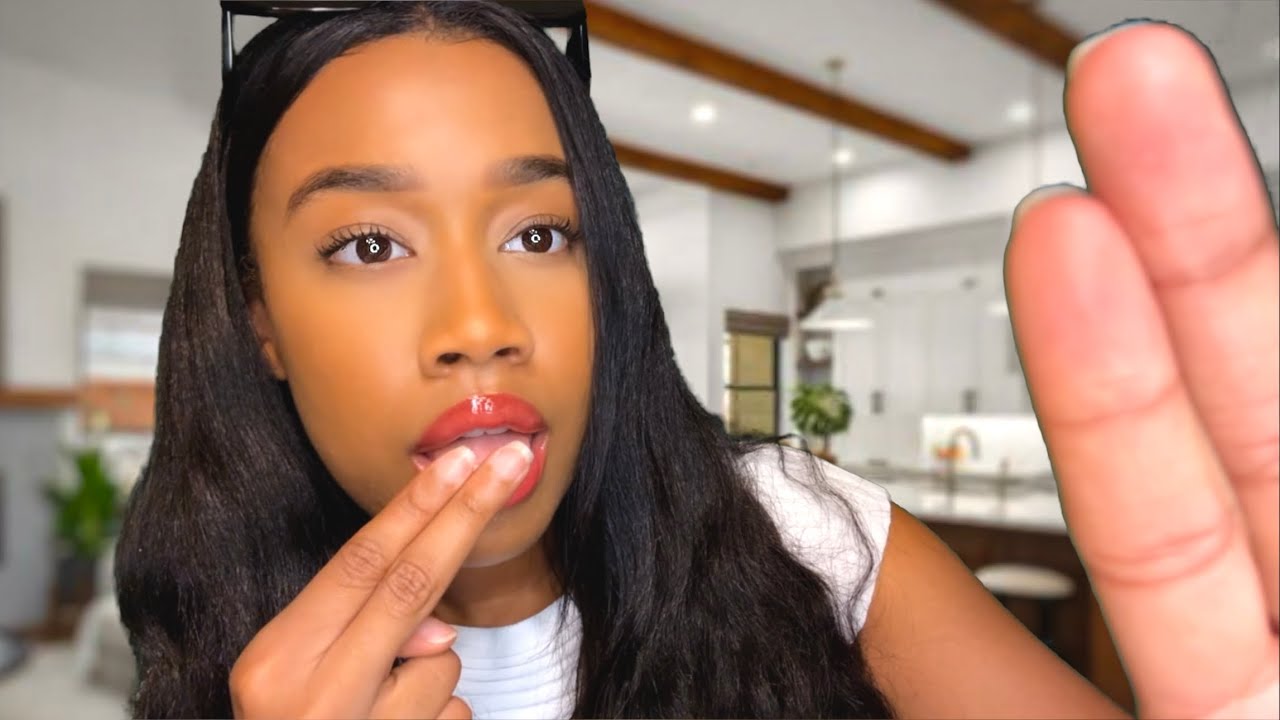 ASMR Your Mom Gets Something Off of Your Face 💦🤏🏽 Spit Painting You Role-play | Personal Attention