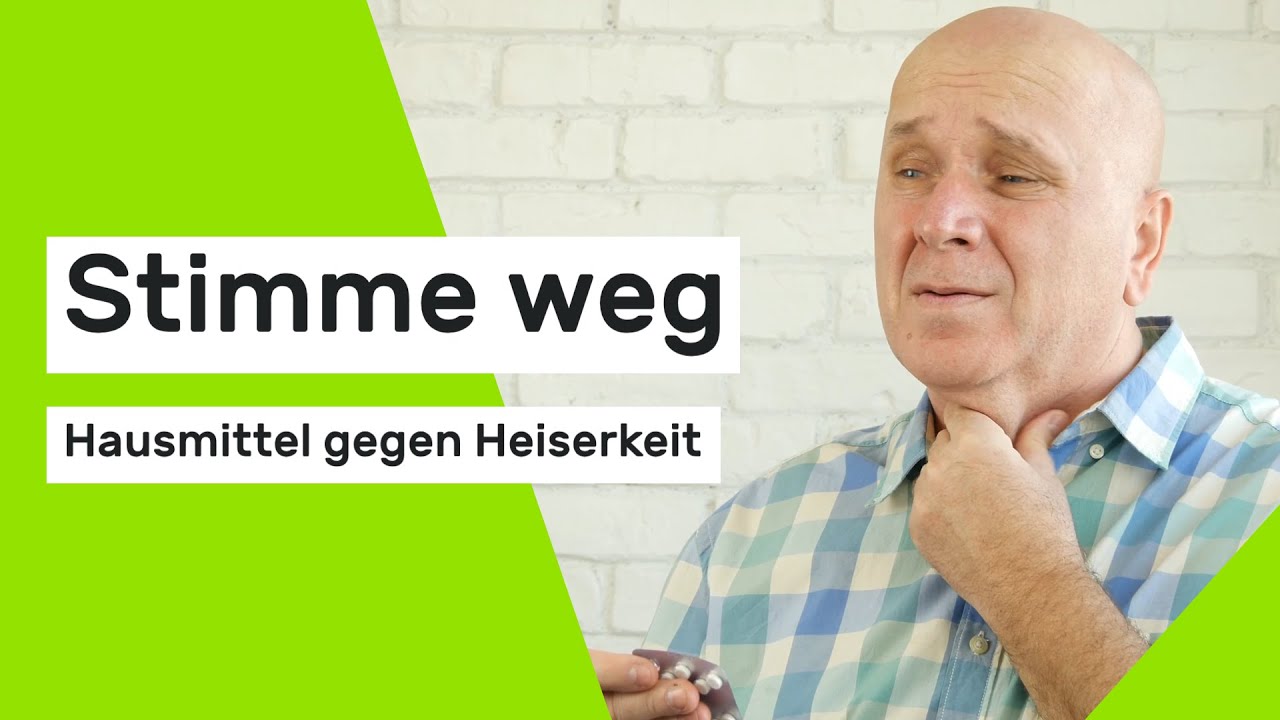 Stimme weg: Diese Hausmittel helfen gegen Heiserkeit