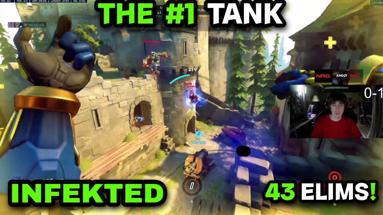 THE RANK 1 SIGMA | INFEKTED 43 ELIMS GAMEPLAY OVERWATCH 2 SEASON 11