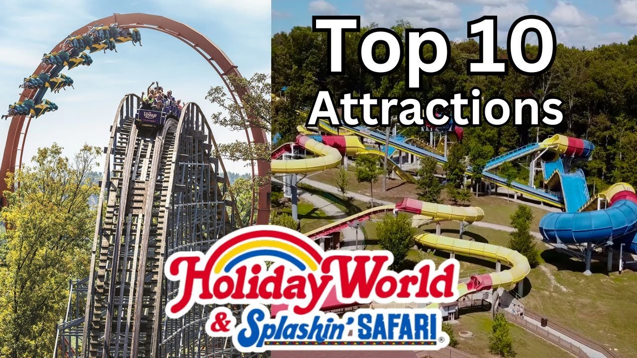 10 лучших аттракционов Holiday World и Splashin' Safari (2025)