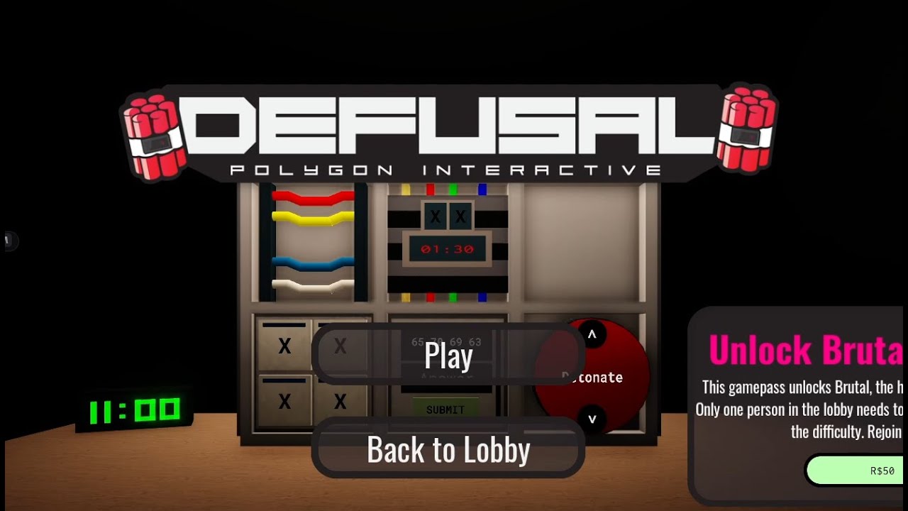 we play defusal ( i just shout at leon for ten minutes)