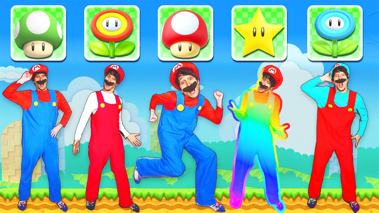 Super Mario Power-Ups In Real Life
