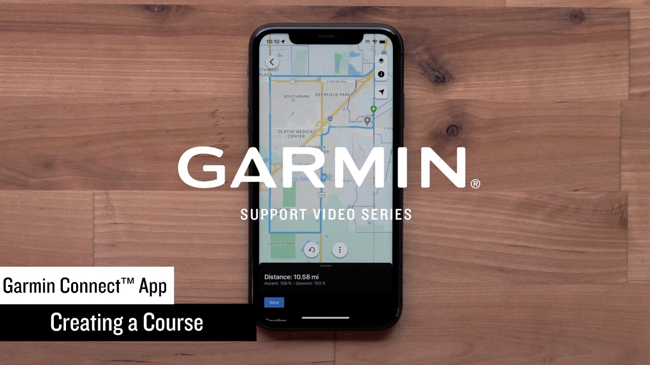 Поддержка Garmin | Приложение Garmin Connect™ | Создание дистанции