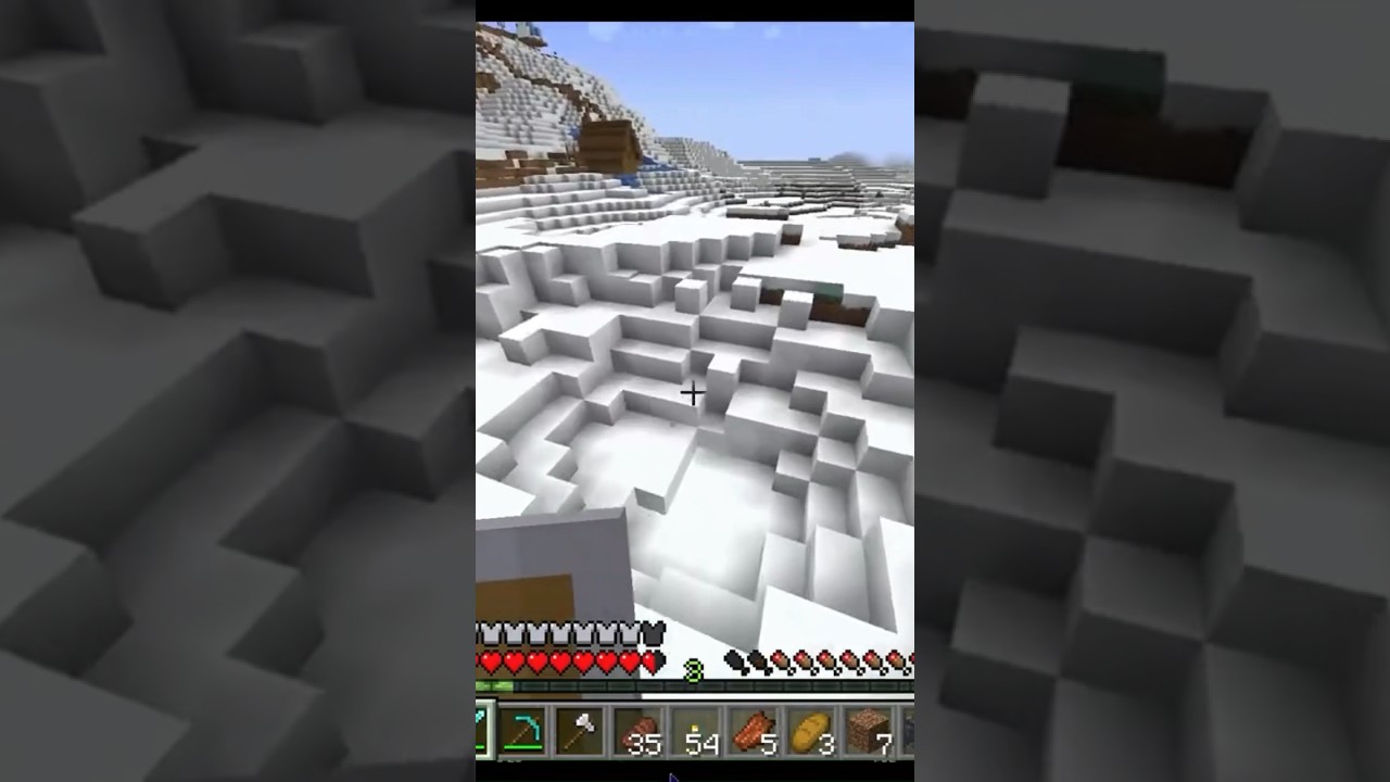 I hate powdered snow&hellip; #minecraft #memes #gaming