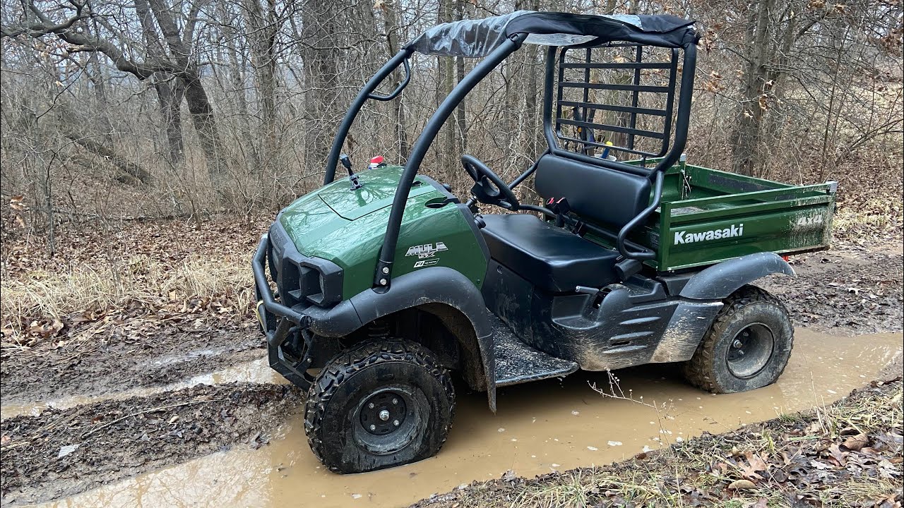 2020 Kawasaki Mule SX driving trails/woods/fields/mud/pond