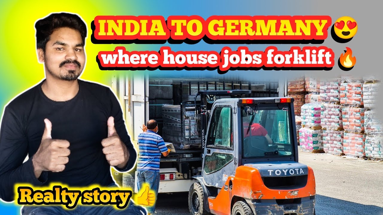 India से Germany Warehouse Job कैसे मिले? | Forklift Operator की Real Story 🇩🇪 | #Europe 🇪🇺 #jobs 