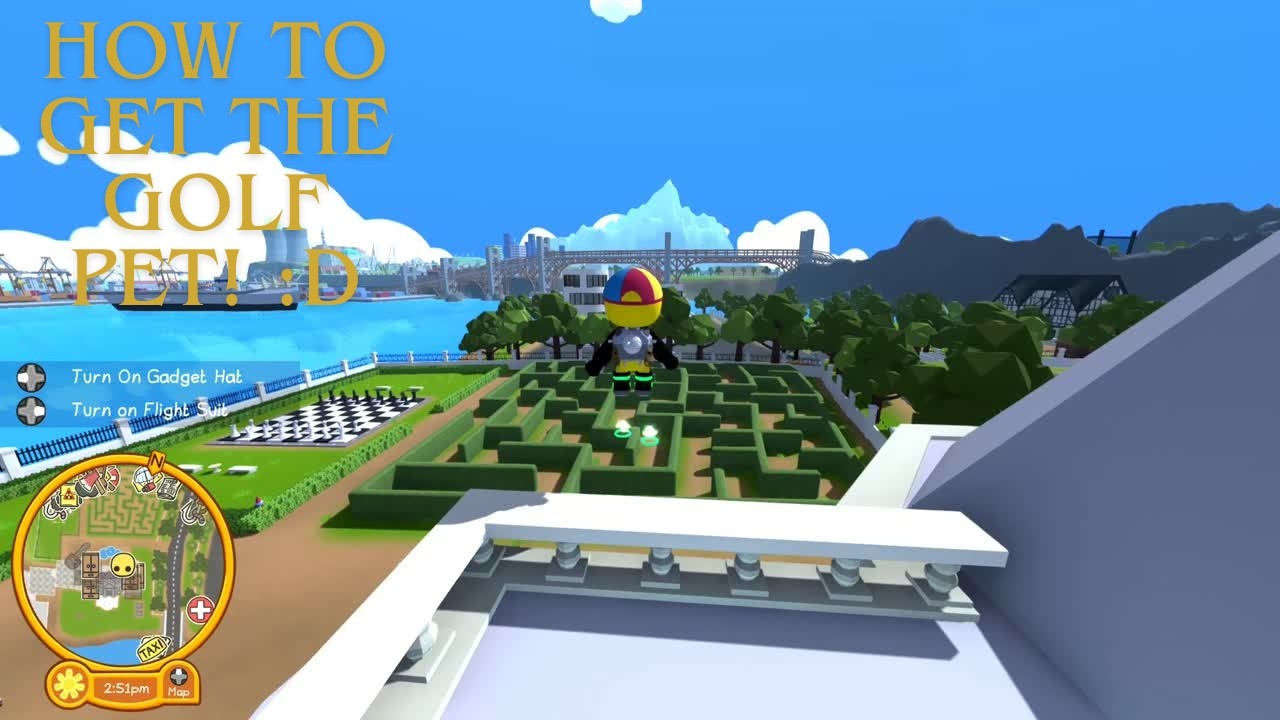 How to get the golf pet and More!