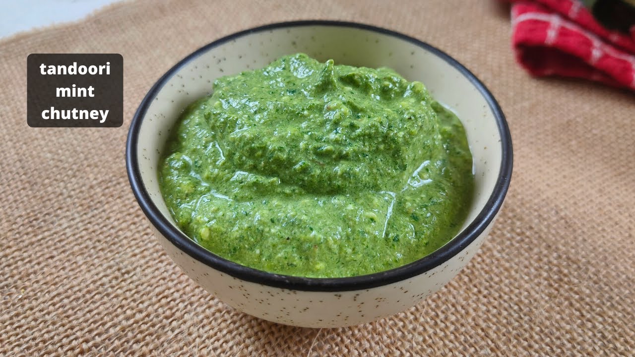Mint Chutney for Kebabs and Starters - Restaurant Style Mint Dip for Tandoori Chicken - FoodieFriend