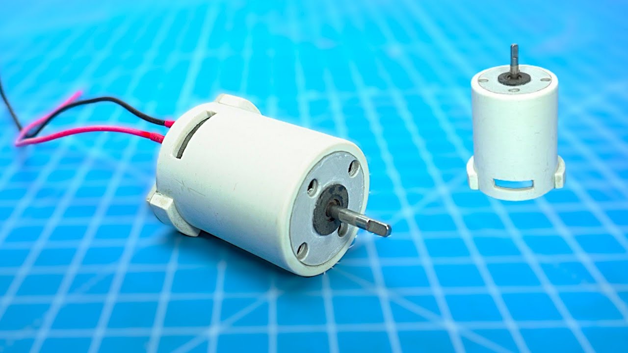 Make a High Speed Done Motor from Waste Motor Parts