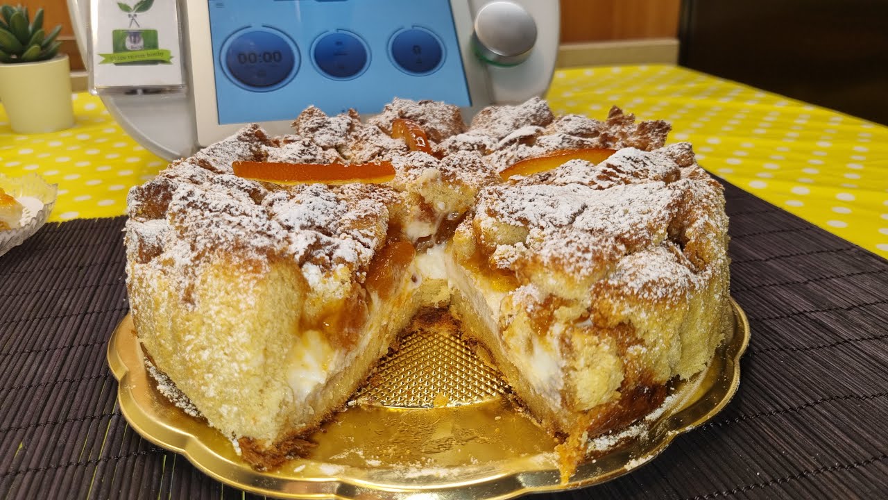 Sbriciolata di pandoro con ricotta e confettura - ricetta bimby facile e golosa