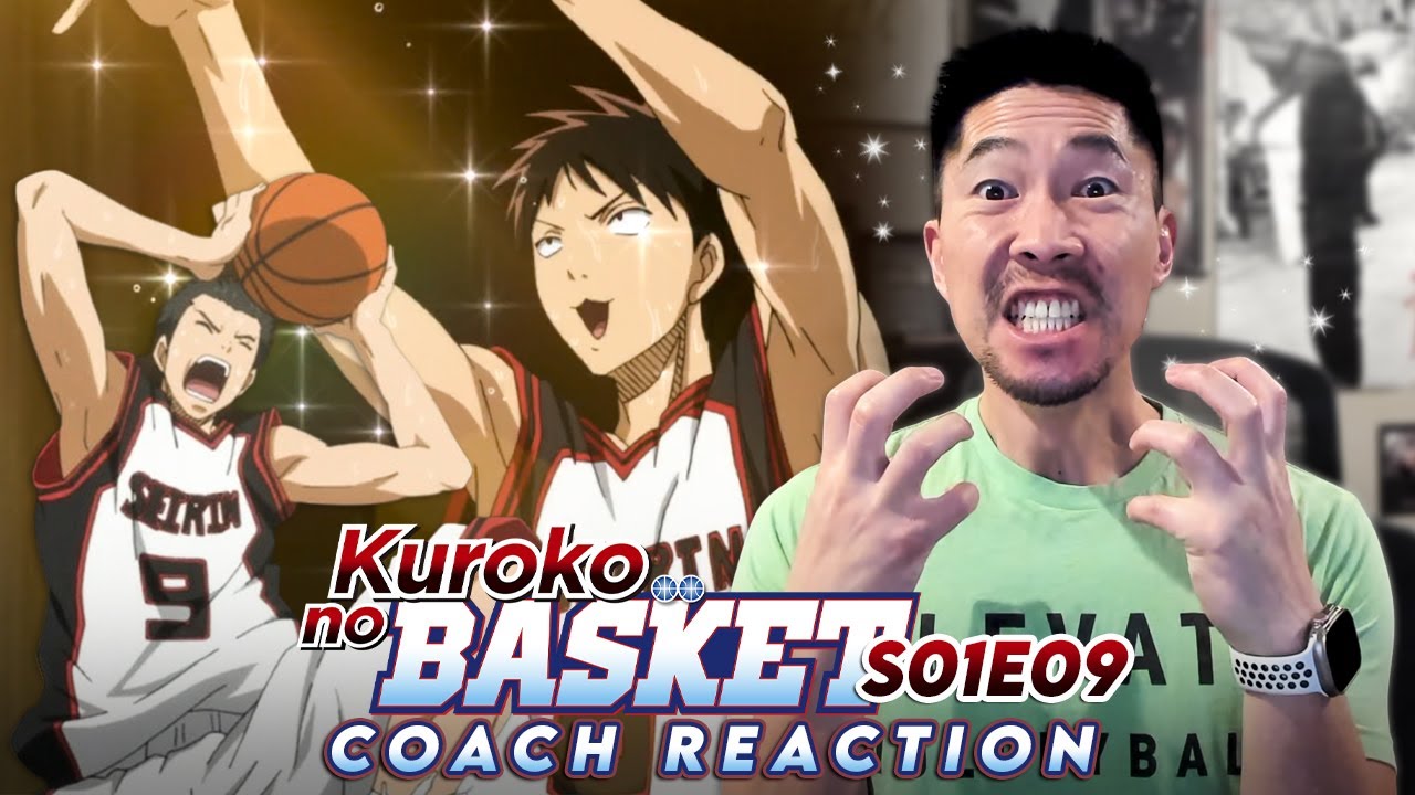 Coach Reacts to Kuroko No Basket | Ep 9 - Kagami and Kuroko get benched vs Seiho
