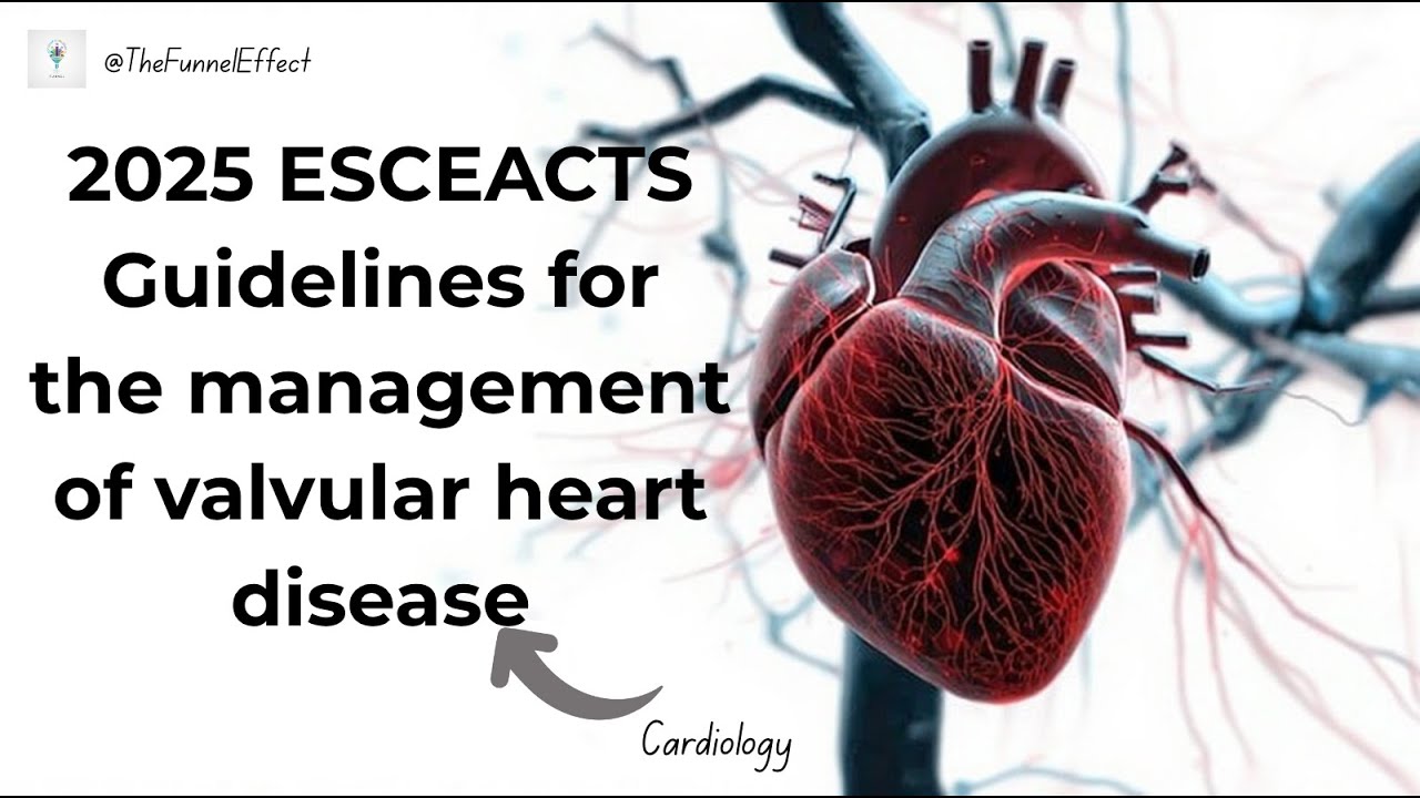 2025 ESCEACTS Guidelines for the management of valvular heart disease