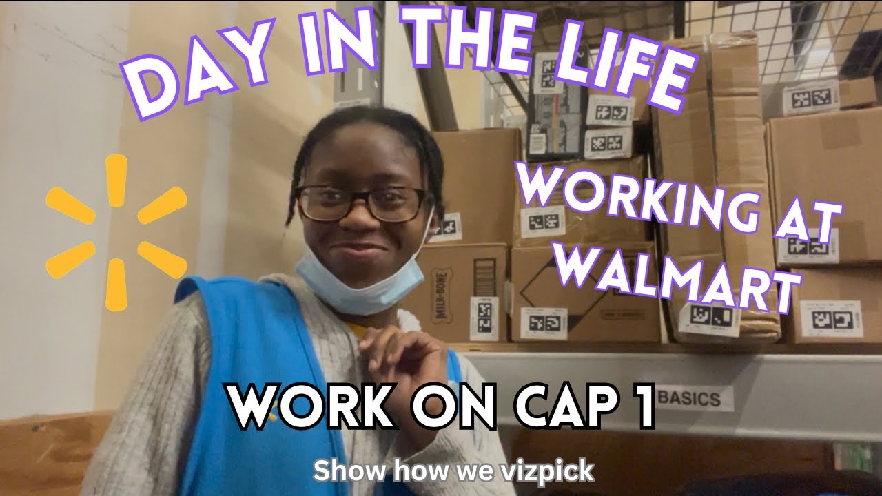 Day In The Life Working at Walmart on Cap 1 (7am-4pm) *Show How We Vizpick*