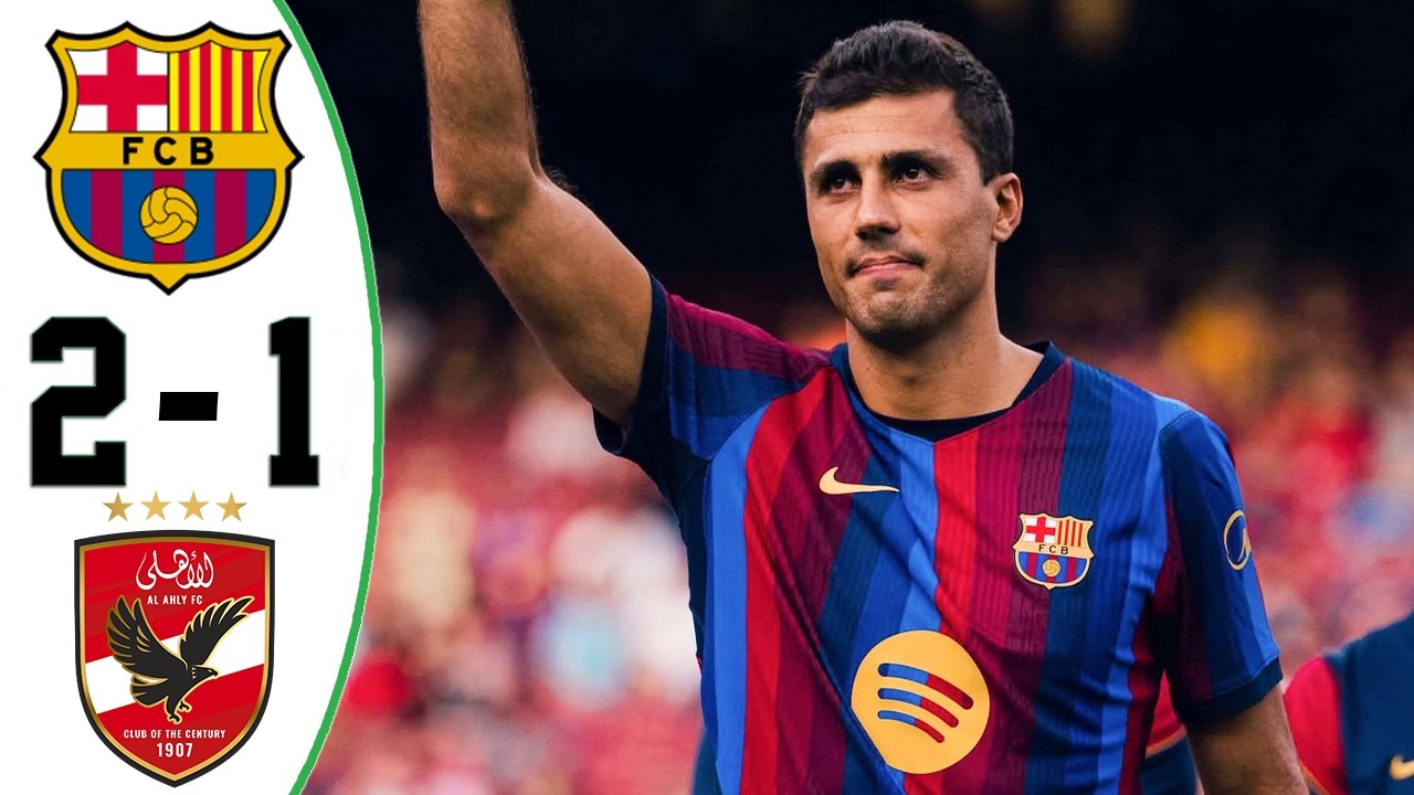 Rodri Presentation 🔥 Barcelona vs Al Ahly 2-1 All Goals & Highlights 2026