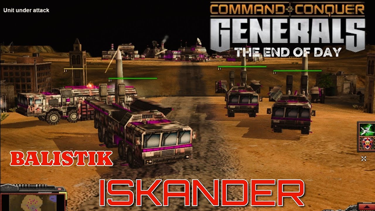 Cover Balistik Iskander Attack Base - C&C Generals The End Of Day
