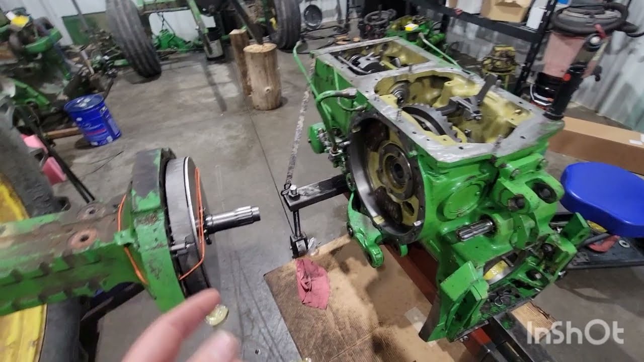 John deere 4430 rear axle rebuild and install