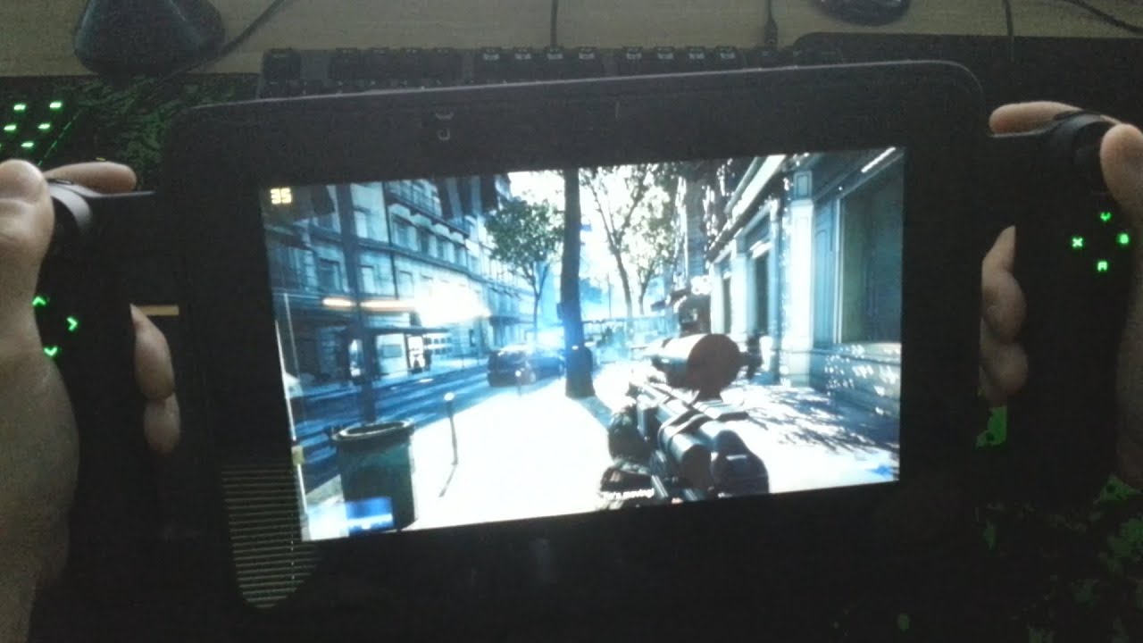 Razer Edge Pro Gaming Tablet Tech Specs Analysis w/ Battlefield 3 Gameplay Using Gamepad Controller