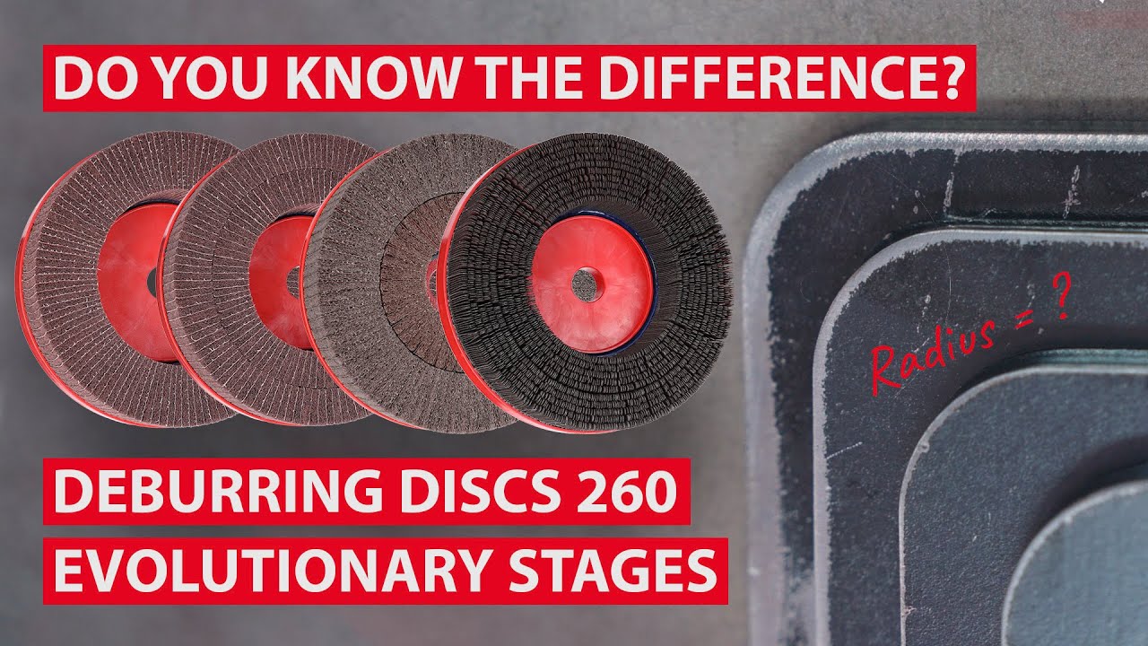Deburring discs 260 - Which evolutionary stage is best for you? - boeck Academy