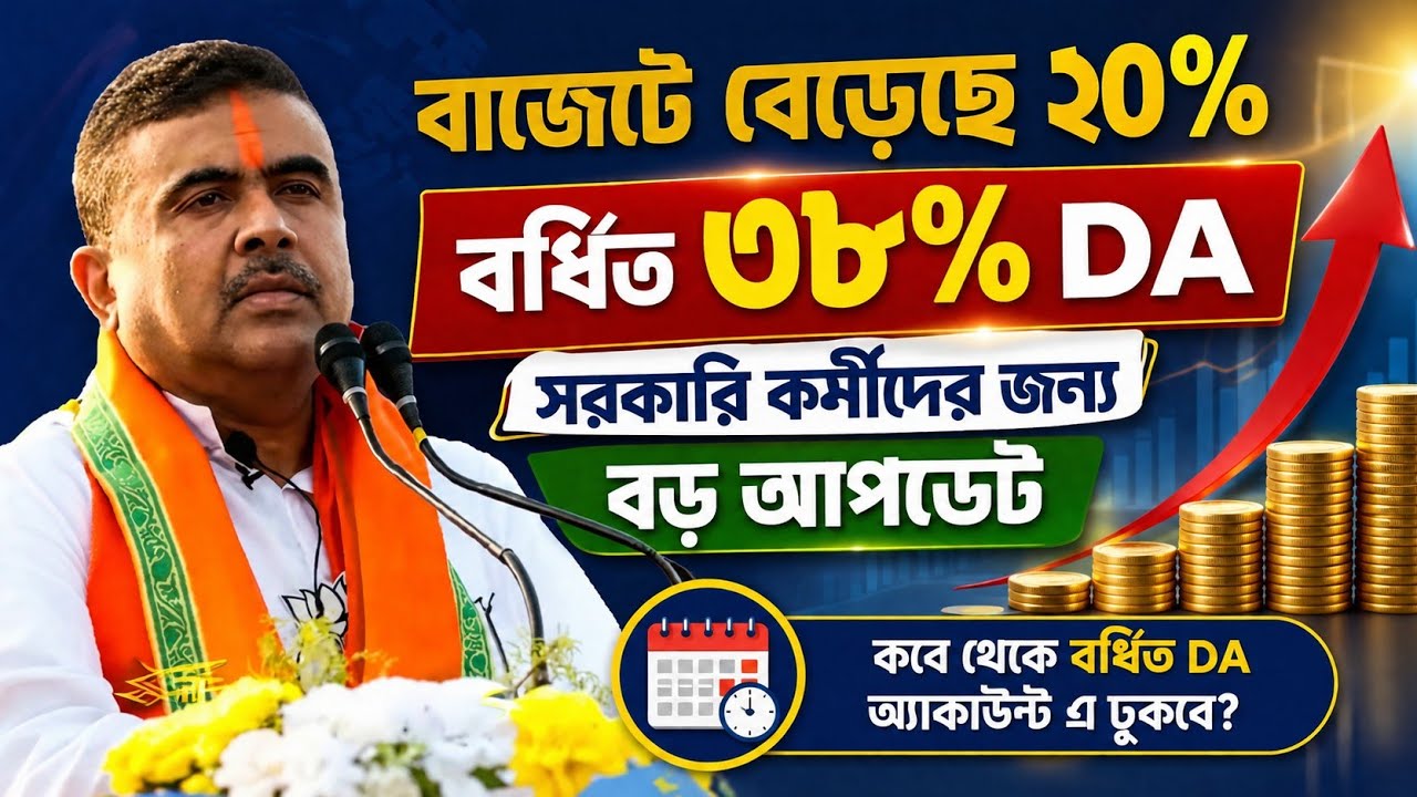 ডিএ বিগ আপডেট | Dearness Allowance News Today | DA Update In West Bengal | Da News Today West Bengal