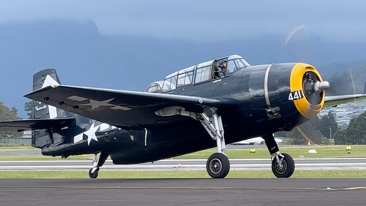 Grumman TBM Avenger Torpedo Bomber at Wings over Illawarra Airshow 2022