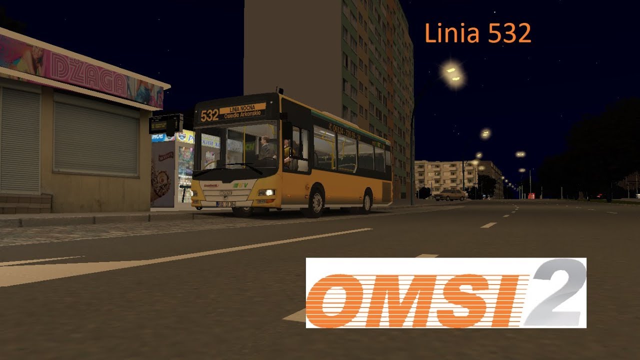 OMSI 2 Fiktiv Szczecin v2.11 Linia 532 MAN Lion's City 8,61