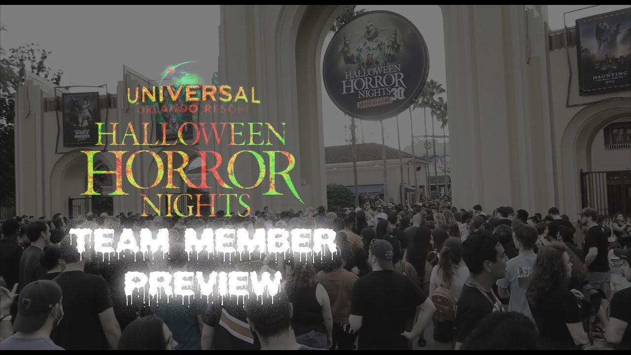 Halloween Horror Nights Team Member Preview! HHN30