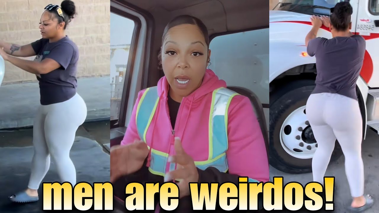 Super THICK Trucker LOSES IT After Men Refuse To Help Her Unload Her Truck