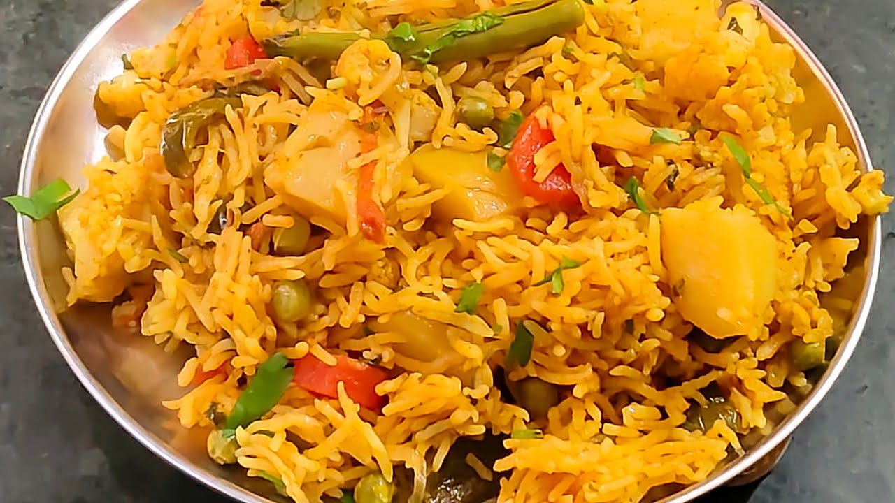 Veg Tahari Recipe | चटपटी तहरी | Masala Rice Recipe #tahari
