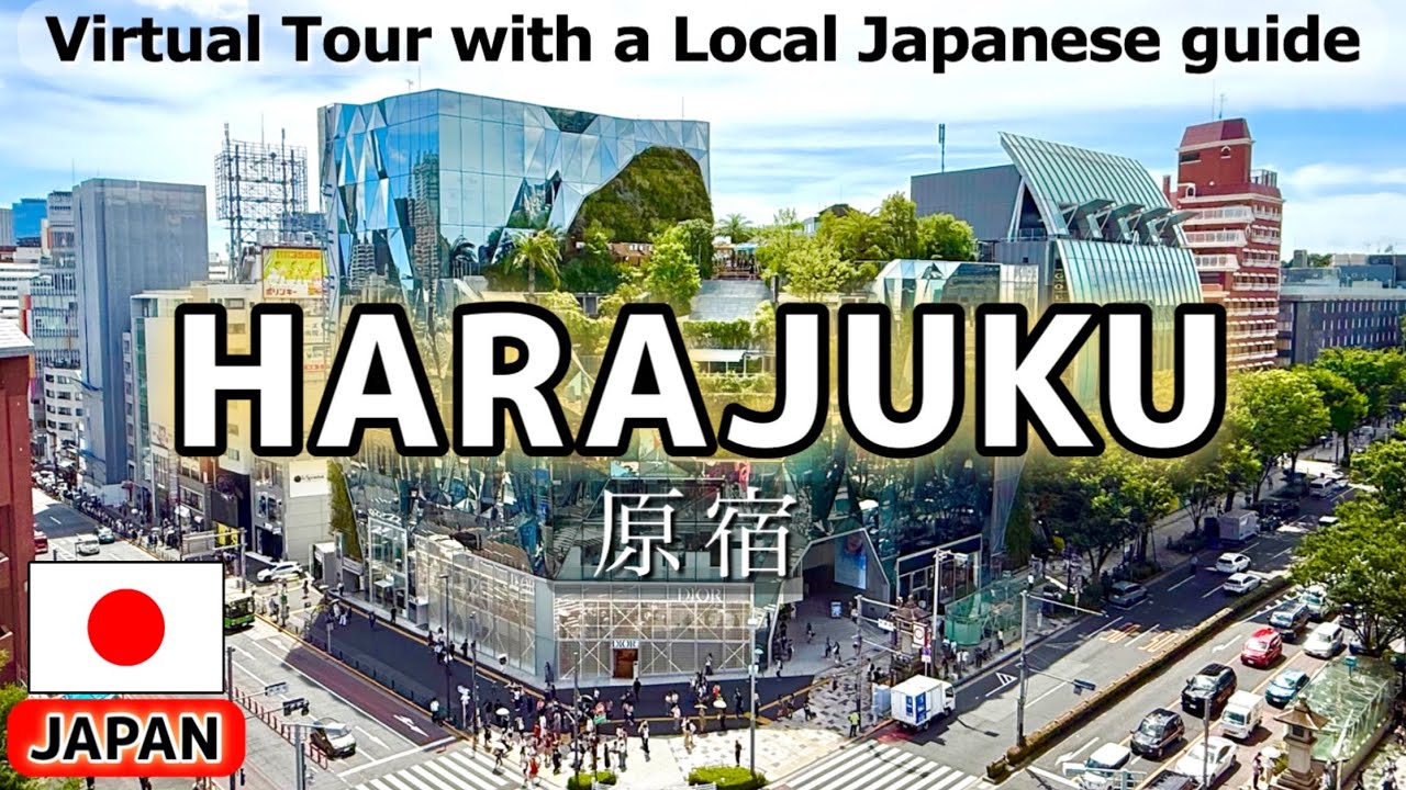 Virtual Tour of Harajuku & Omotesando in TOKYO【Local Japanese Guide】