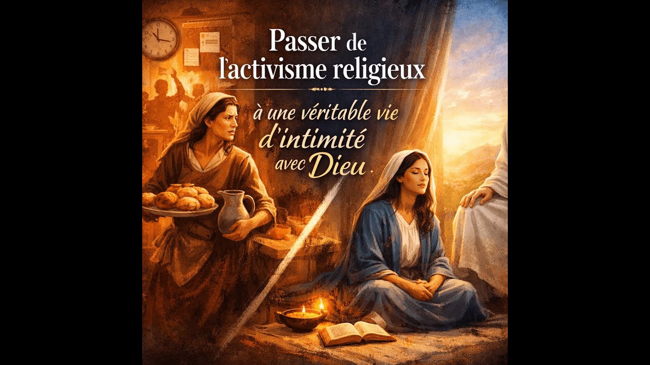 Passer de l'activisme religieux à une véritable vie d'intimité avec Dieu
