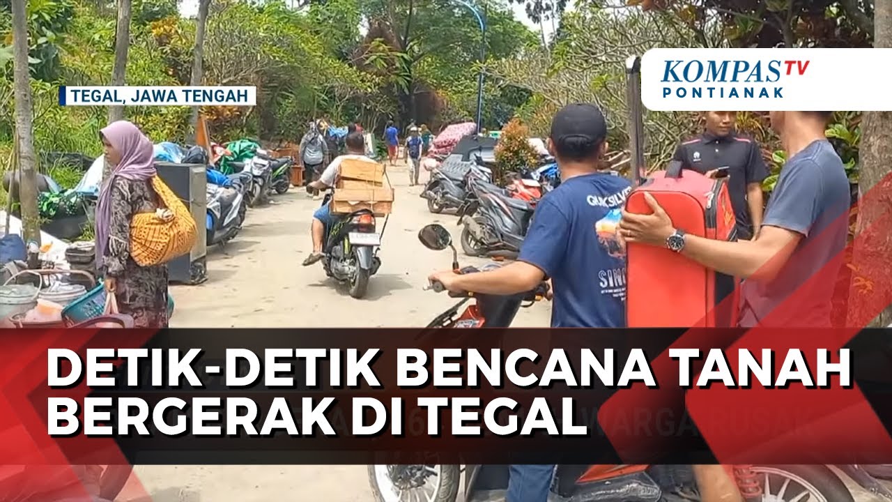 Detik-Detik Tanah Bergerak di Tegal, 464 Rumah Rusak