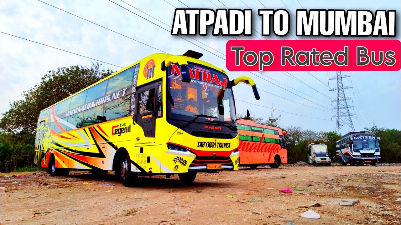 Natraj Travels' latest AC Sleeper/Seater bus | Atpadi to Mumbai bus journey