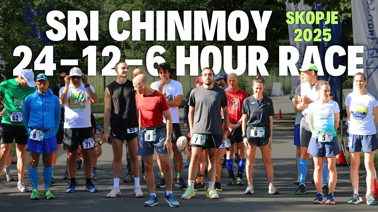 2nd Sri Chinmoy 24-12-6 Hour Race 2025, Skopje