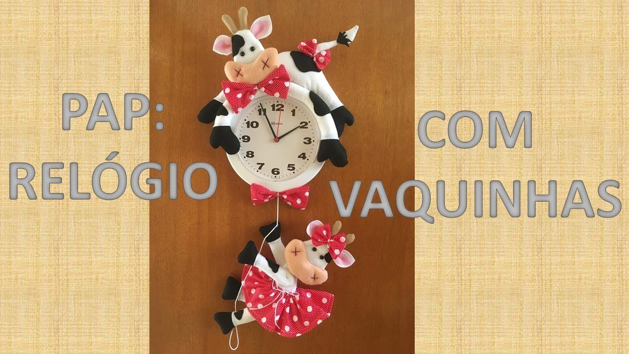 PAP : Relógio com vaquinhas